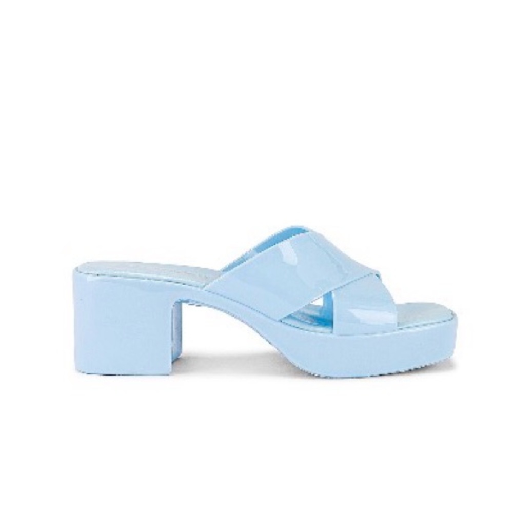 Jeffrey Campbell Bubblegum Mule Block Heel Sandals